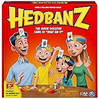 Spin Master Games Hedbanz, Quick Question Picture Guessing Family Game for Game Night Headbands Board Game, for Adults and Kids Ages 7 and up (Edition May Vary)