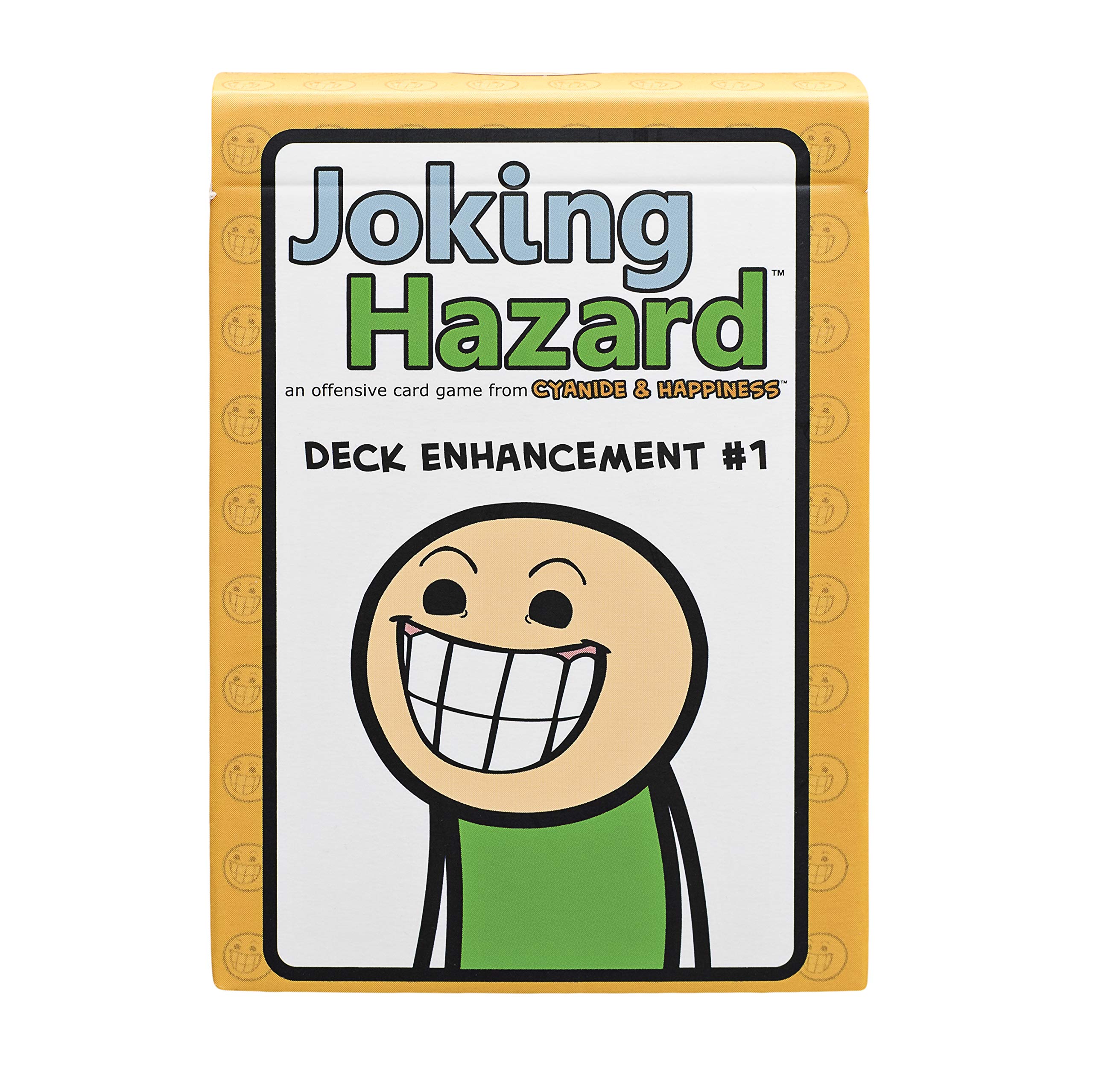 Deck Enhancement #1 - The first expansion of Joking Hazard Comic Building Card - Party Game by Cyanide and Happiness for 3-10 players , Orange