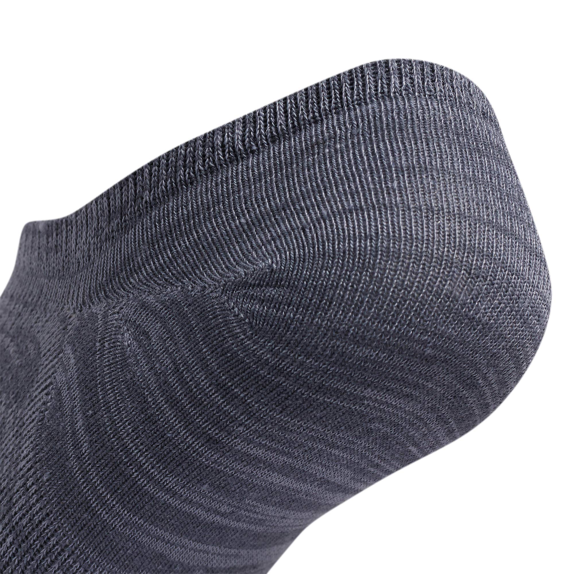 adidas Men's Superlite Super No Show Socks (6-Pair), Onix Grey/Grey/Black, Large