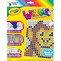 Crayola Wixels Animals Activity Kit, Pixel Art Coloring Set, Gift for Kids, Ages 6, 7, 8, 9