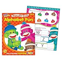 Trend Enterprises Alphabet Fun Sock Monkeys Wipe-Off Book