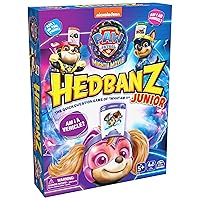 Hedbanz Junior PAW Patrol The Mighty Movie Game- Family Games | Games for Family Game Night| Kids Games | Card Games for Families & Kids Ages 5 and up