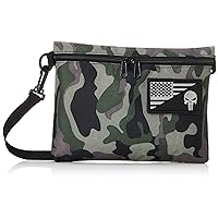 F-Style F-SD010553-102 Men's Sacoche with Patch, Water Repellent, Camouflage Pattern