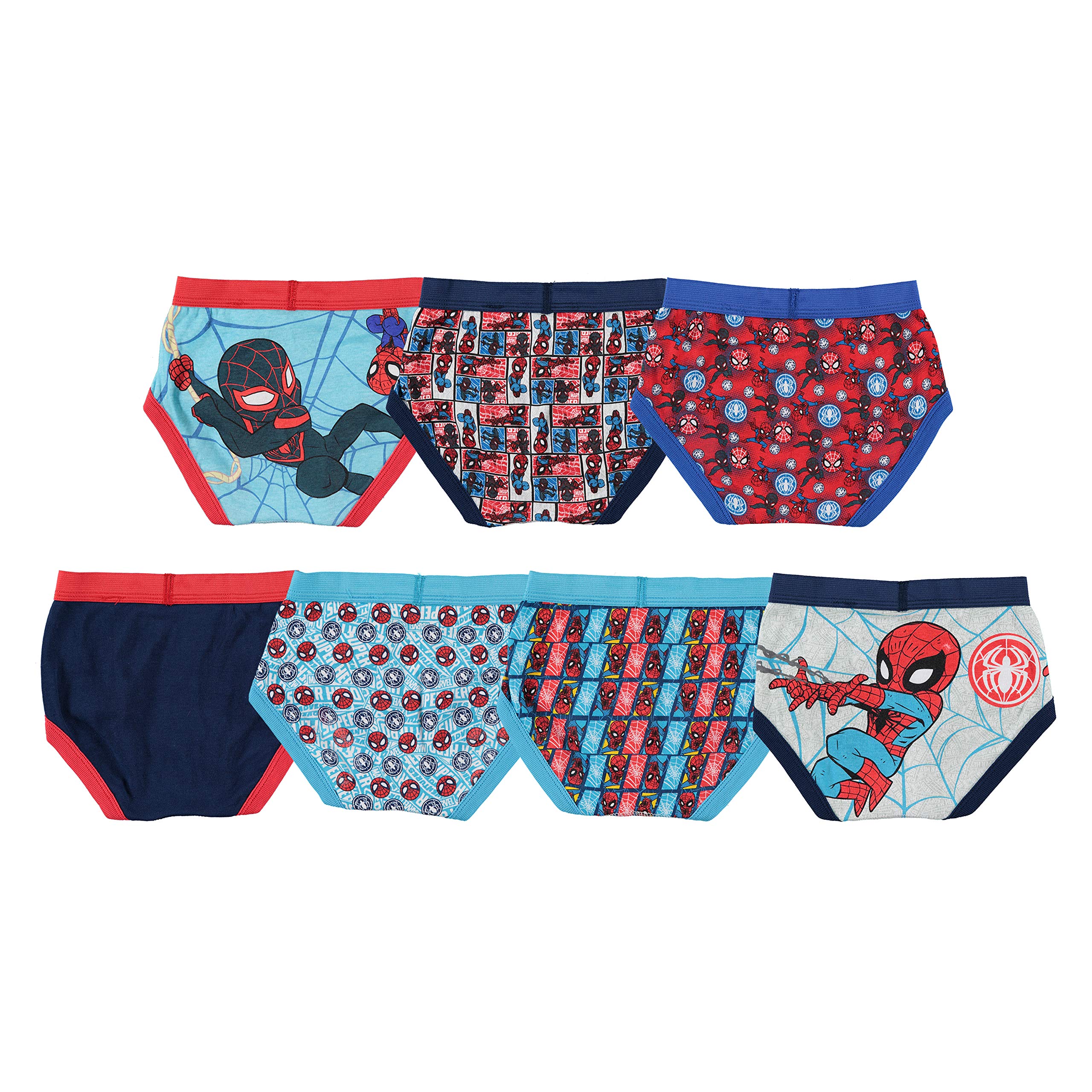 Marvel Boys' Toddler 100% Cotton Boxer Briefs 5, 7 10-pk in Sizes 2/3t and 4t