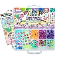 Rainbow Loom Bestie Mini Button Combo Set, Bracelet Making Kit Using Bracelet Buttons, Children Ages 7 and Up