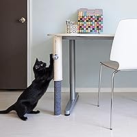 Scratch Pole - Adjustable Under-Table Cat Scratcher, Sisal/Felt, by Primetime Petz