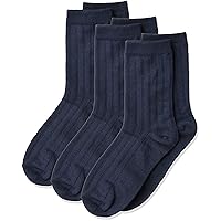 Jefferies Socks Boys 8-20 Rib Crew Socks 3 Pair Pack