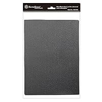 Silverstone 21-Inch x 15-Inch 4mm Thick 2-Piece Sound Dampening Acoustic EP0M Silent Foam SF01 (Black)