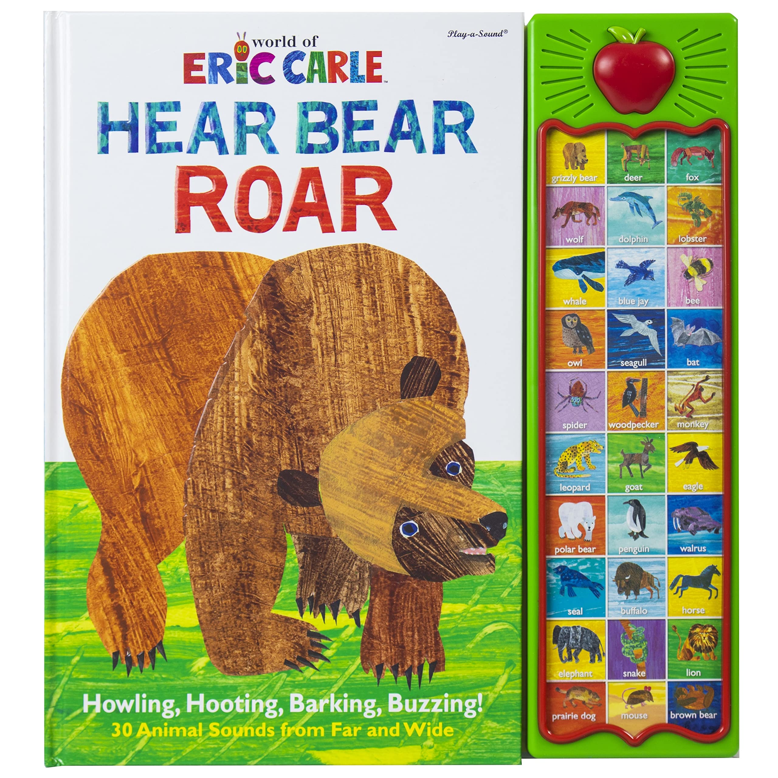 Mua World of Eric Carle, Hear Bear Roar 30-Button Animal Sound Book - Great  for First Words - PI Kids trên Amazon Mỹ chính hãng 2023 | Fado