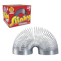The Original Slinky Walking Spring Toy, Metal, Fidget Toys, Party Favors, Gifts, Toys for 5 Year Old Girls and Boys, by Just Play