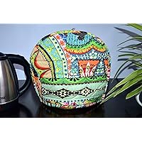 Attrecativ Tea Cozy for Teapot Indian Handmade Mandala Tea Cosy Printed Cotton Pot Cover Tea Cozies (Multi color)