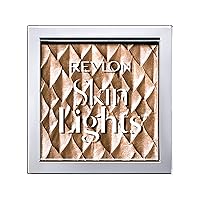 Revlon Highlighter Makeup, Skin Lights Prismatic Powder Face Makeup, Natural Glow, Shimmer Finish, 201 Daybrak Glimmer, 0.28 Oz