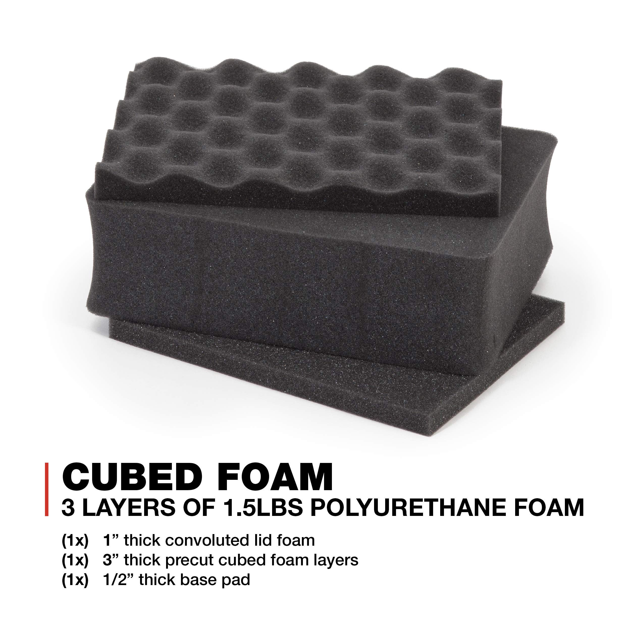 Nanuk 905 Waterproof Hard Case with Foam Insert - Black
