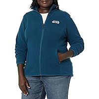 Amazon Essentials Disney | Marvel | Star Wars Women's Polar Fleece Full-Zip Mock Jackets