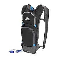 HydraHike Hydration Backpack, Lightweight Running Backpack, Cycling, Hiking, for Men, Women & Kids, Black/Slate/Pool, 4L