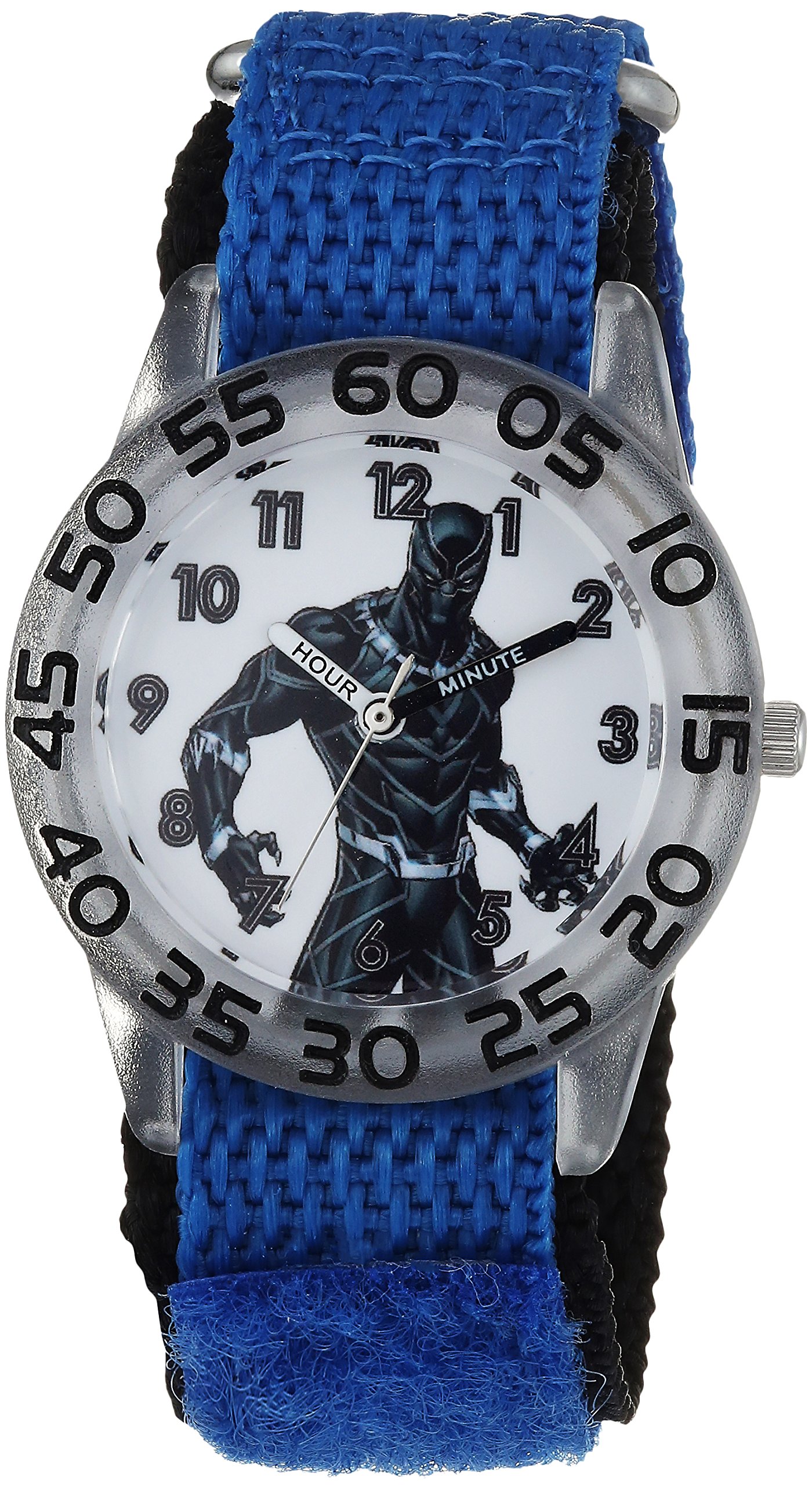 Marvel Kids' WMA000230 Avengers Analog Display Analog Quartz Blue Watch