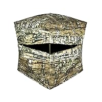 Primos Hunting Blind Double Bull 300º SurroundView Double Wide with Sun Visor and Zipperless Double Wide Door in Truth Camo 65162