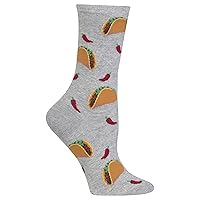 Hot Sox Women's Fun Food & Drink Crew Socks-1 Pair Pack-Cool & Cute Pop Culture Gifts