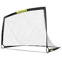 Franklin Sports Blackhawk Backyard Soccer Goal - Portable Pop Up Soccer Nets - Youth + Adult Folding Indoor + Outdoor Goals - Multiple Sizes + Colors - Perfect for Games + Practice