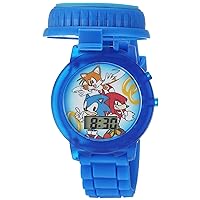 Sonic The Hedgehog Kids' SNC4020 Digital Display Quartz Blue Watch