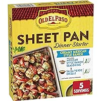 Old El Paso Creamy Mexican Style Ranch Sheet Pan Dinner Starter, Includes Seasoning and Sauce, 3.9 oz.