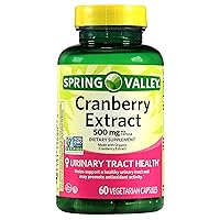 Cranberry Extract, 60 count, 500 mg per Capsule