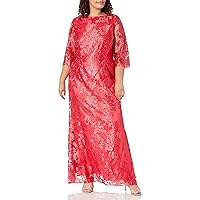 Women's Trumpet Skirt Embroidered Gown
