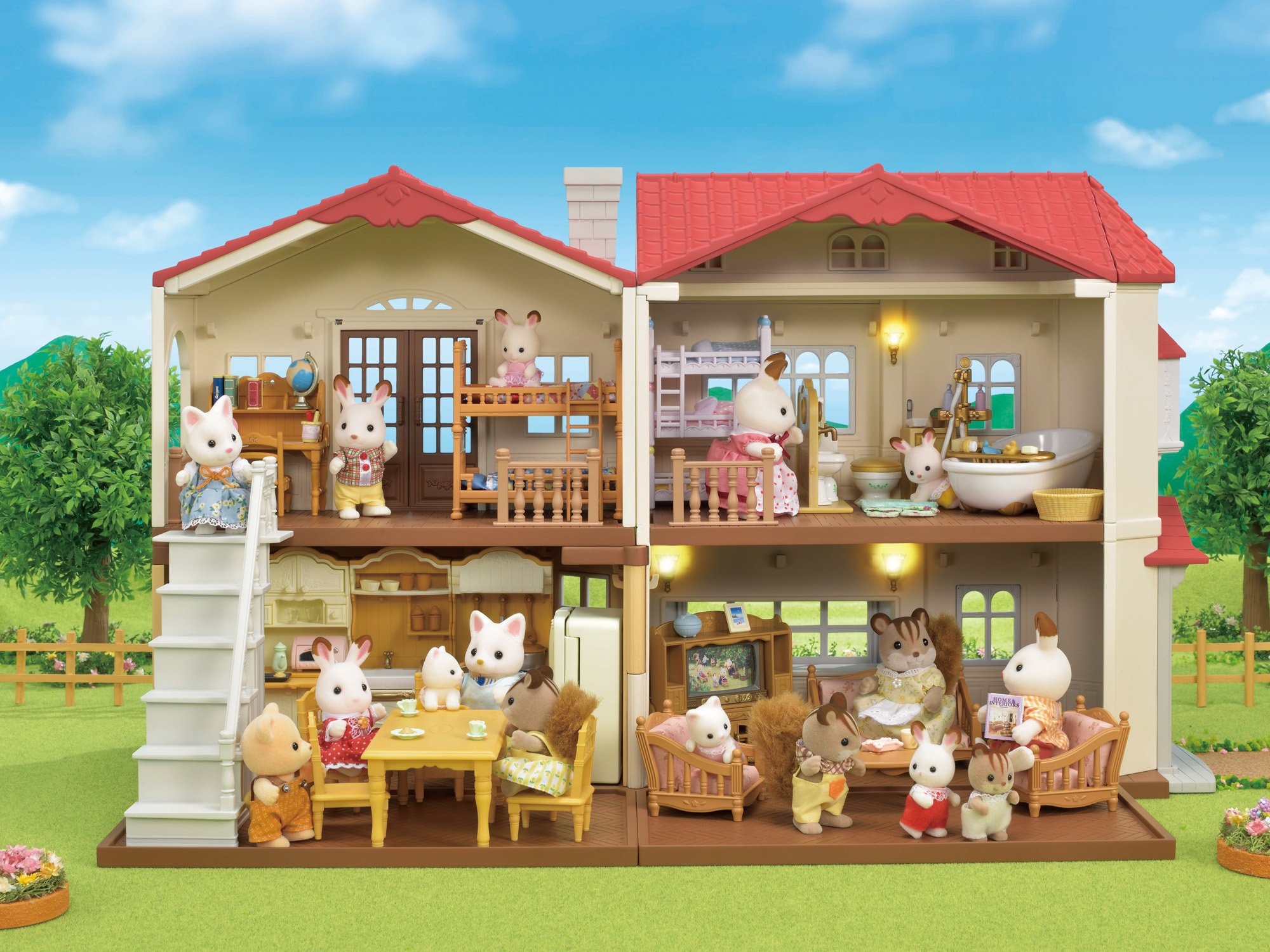 Calico Critters Red Roof Country Home Large