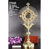 Rare Fine Monstrance with Lunette, Beautiful and Affordable! 23 3/5