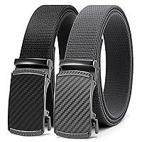 CHAOREN Ratchet Elastic Belt for Men - Nylon Web Adjustable Belt 1 3/8