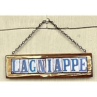 Lagniappe New Orleans Street Tile Sign