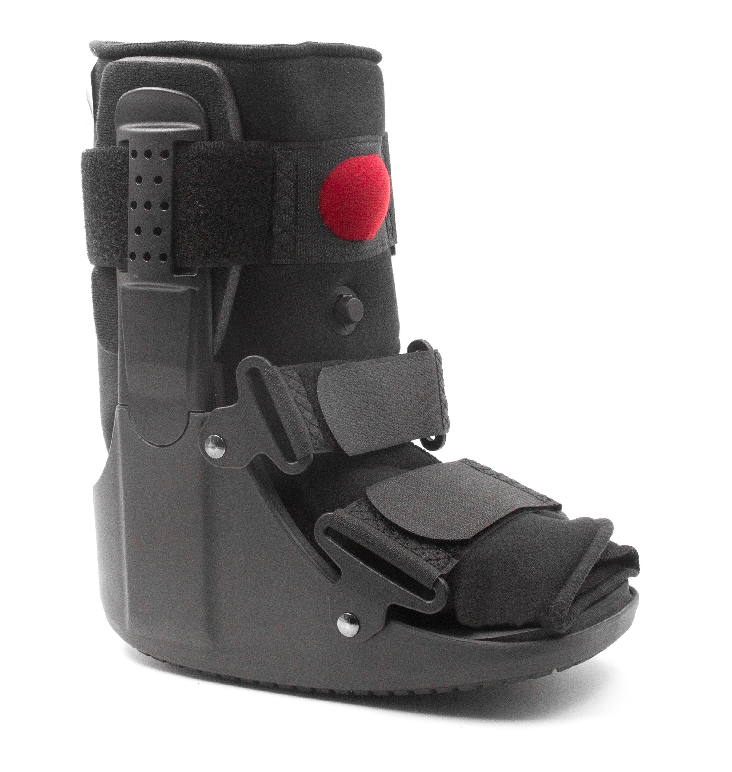 MARS Wellness Premium Short Air Cam Walker Boot - Large - Fracture, Sprained Ankle/Foot Stabilizer - Broken Toe Walking Boots for Men or Women