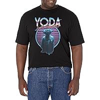 STAR WARS Big & Tall Yoda Retro Men's Tops Short Sleeve Tee Shirt