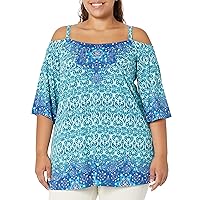 Avenue Women's Plus Size Tunic Zoey C/S