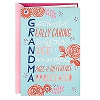 Hallmark Card for Grandma (Good-hearted) for Grandparent's Day, Birthday, Just Because and More