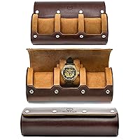 Mirage Watch Travel Case for Men - Watch Roll Storage Organiser and Display - Watch Roll Case