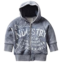 Diesel Baby Boys' Sonkyb Washed Zip Hooded Sweatshirt