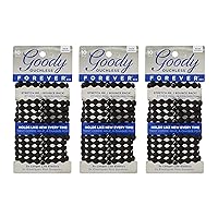 Goody Ouchless Hair Forever Women's Braided Elastics, 3 Count (Pack of 1)