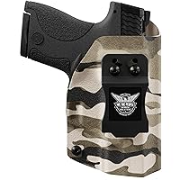 We The People Holsters - Tan Camo - Inside Waistband Concealed Carry - IWB Kydex Holster - Adjustable Ride/Cant/Retention