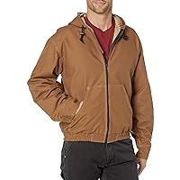 Bulwark Flame Resistant 11.5 oz Cotton/Nylon Excel FR ComforTouch Brown Duck Hooded Jacket