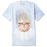 The Mountain Men's Cool Hipster Cat Tee