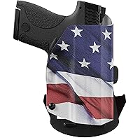 We The People Holsters - American Flag - Outside Waistband Open Carry - OWB Kydex Holster - Adjustable Ride/Cant/Retention