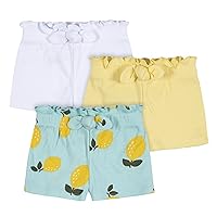 Gerber baby-girls Toddler 3-pack Pull-on Knit ShortsCasual Shorts