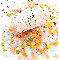Promotional Custom Push Pop Confetti Poppers Customized Party Supplies Personalized Wedding Birthday Baby Shower Bridal Anniversary Party Poppers Gift Give Aways (50 Pack, 16)