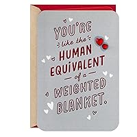 Hallmark Anniversary Card, Love Card, Romantic Birthday Card (Weighted Blanket)