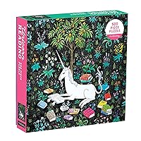 Mudpuppy 500 Piece Unicorn Jigsaw Puzzle for Families, Reading Unicorn Puzzle for Girls and Families with Fun Theme