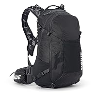 USWE Shred 25L Backpack, a High End Daypack for MTB, E-MTB, Mountain Bike, Black