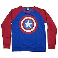 Marvel Comics Captain America Shield Crew Fleece Men's Sweatshirt