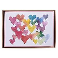 Graphique Boxed Cards, Love in Color – Includes 16 Cards with Matching Envelopes and Storage Box, Cute Stationery Made on Durable Cardstock, Cards Measure 3.25” x 4.75”