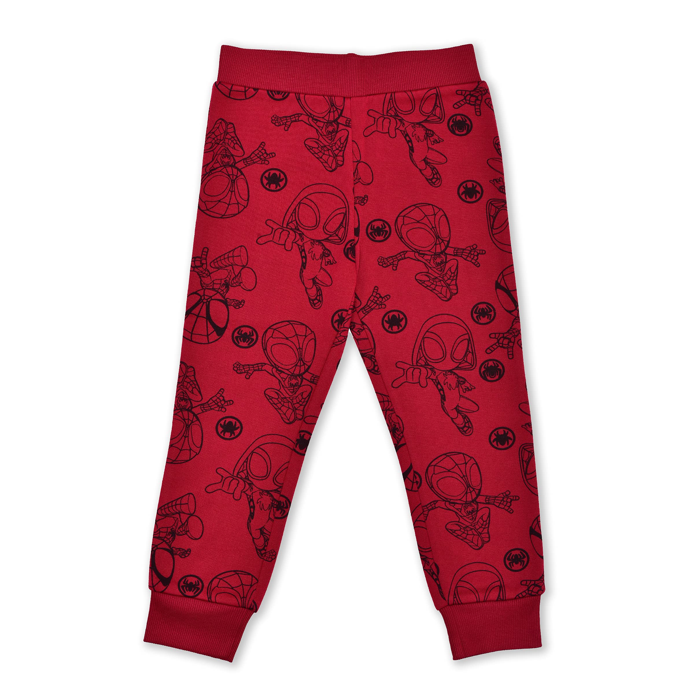 Marvel Spidey and His Amazing Friends Red Hoodie and Jogger Sweatpant Set for Toddler Boy